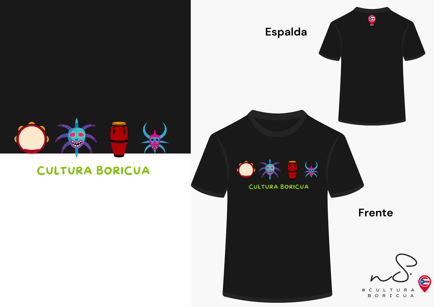 Cultura Boricua [Crew Neck]